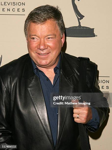 William Shatner during Academy of Television Arts & Sciences: An Evening with "Boston Legal" at Leonard H. Goldenson Theater in North Hollywood,...