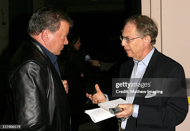 William Shatner during Academy of Television Arts & Sciences: An Evening with "Boston Legal" at Leonard H. Goldenson Theater in North Hollywood,...