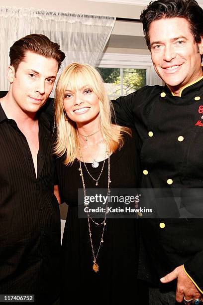 Chris Defgemano, Jaime Pressly and Mark Kearney during The Mark Kearney Group and Vivian Turner Styles "Iced Out" Luxury Suite - Day 1 at Private...