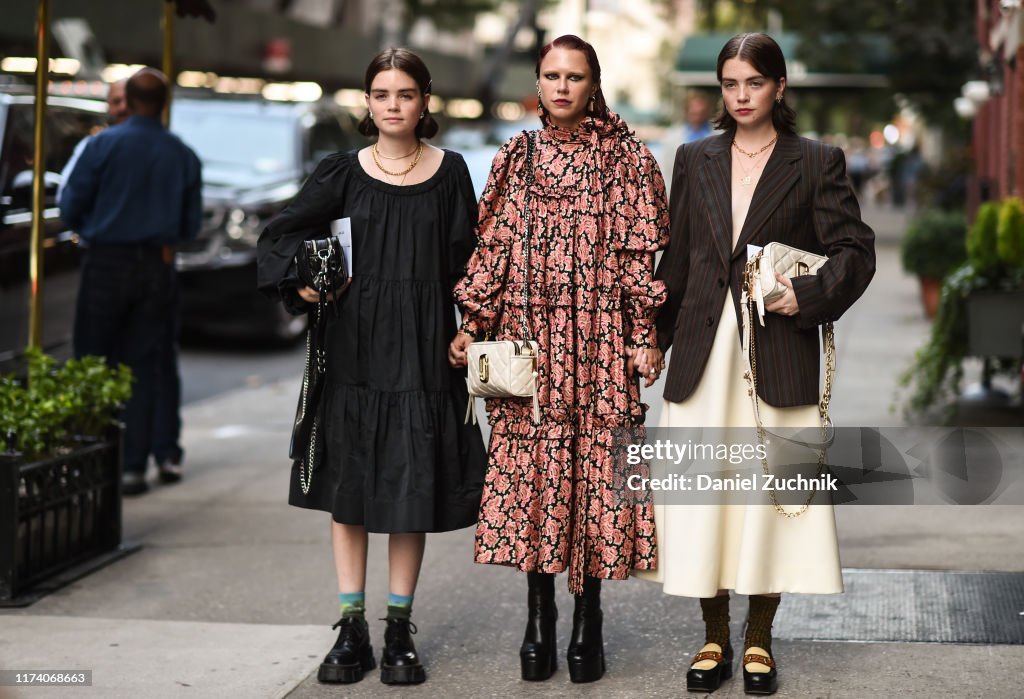 Street Style - New York Fashion Week September 2019 - Day 7