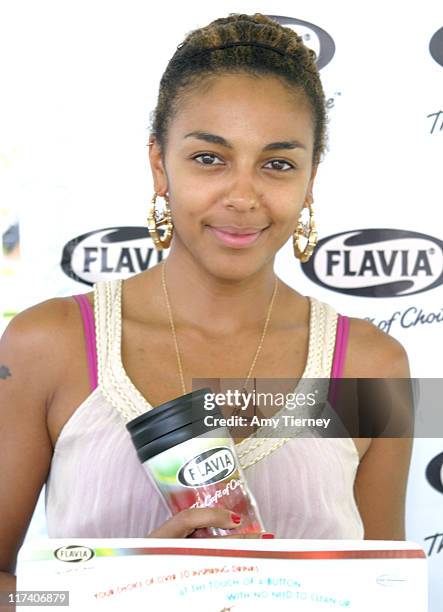 Marsha Thomason during FLAVIA at 2006 Silver Spoon Emmy Suite - Day 2 at Wattles Mansion in Los Angeles, California, United States.