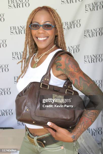 Debra Wilson at Franco Sarto during The Silver Spoon Hollywood Buffet Pre-Emmys - Day 2 in Los Angeles, California, United States.