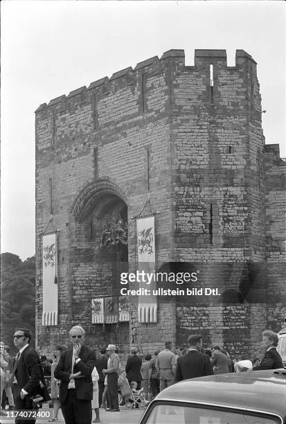 Krönung von Prinz Charles; Caernarfon Castle 1969