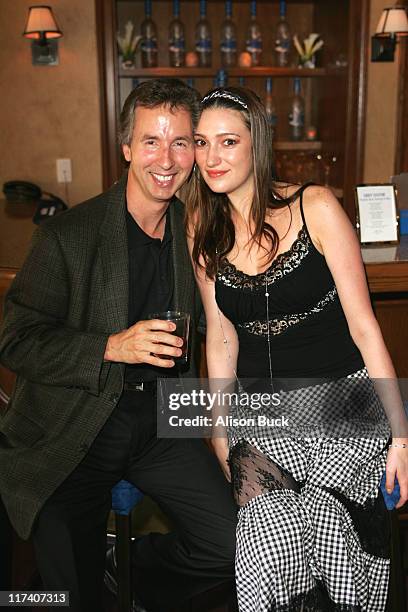 John Lasko and Angelica Sarnoff during Grey Goose Vodka Lounge at the Elizabeth Glaser Pediatric AIDS Foundation Golf Tournament at Lakeside Golf...