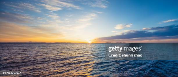 sunrise over the sea - sunrise ストックフォトと画像