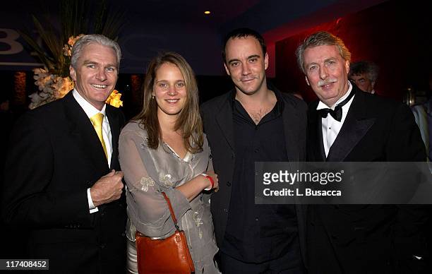 Michael Smellie, COO BMG, Dave Matthews and wife Ashley Matthews and Rolf Schmidt-Holz, BMG Chairman and CEO