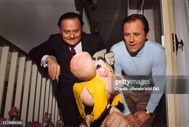 René Goscinny und Albert Uderzo, 1970