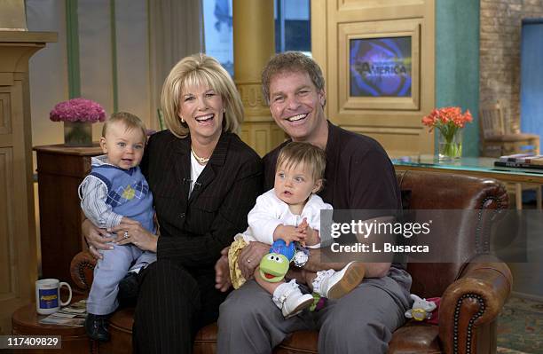 Joan Lunden and Jeff Konigsberg with their Children Max and Kate Konigsberg