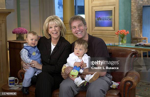 Joan Lunden and Jeff Konigsberg with their Children Max and Kate Konigsberg
