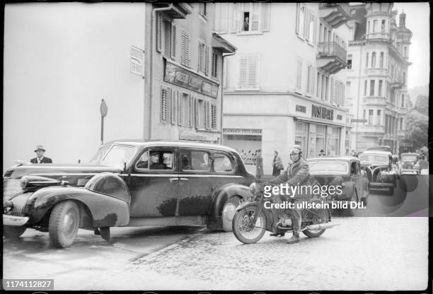 Durchreise des Marschalls Pétain durch die Schweiz; 1945
