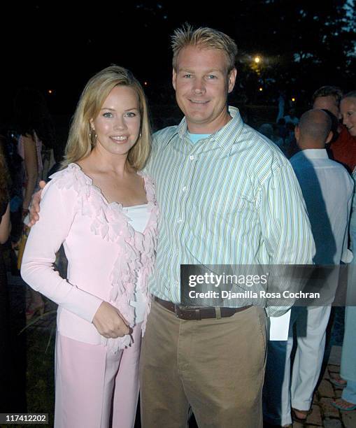 Trish Bergin and Randy Weichbrodt during Shape Magazine Presents Blue Moon Ball at Vicki and Stuart Match Suna in East Hampton, New York, United...