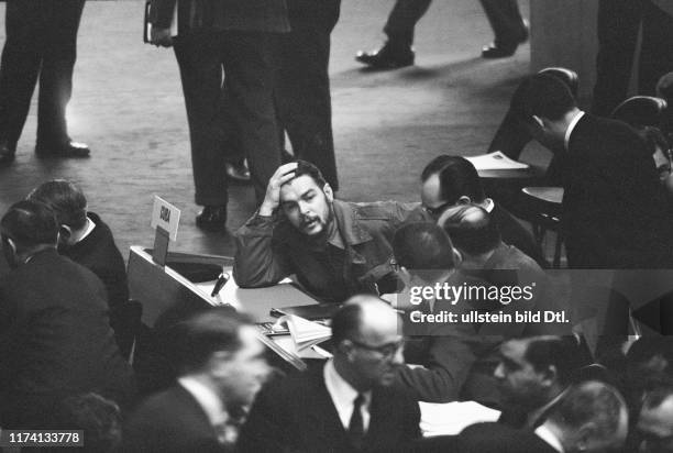 Che Guevara an der UNCTAD in Genf, 1964