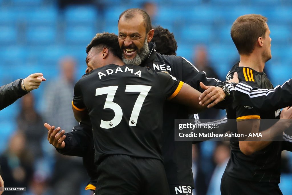 Manchester City v Wolverhampton Wanderers - Premier League