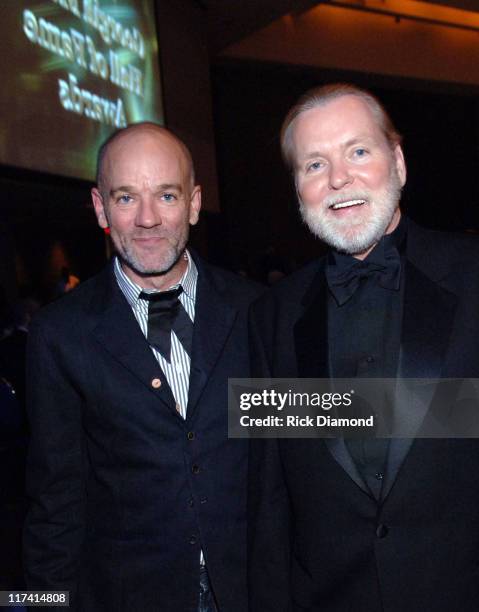 Michael Stipe of R.E.M. And Gregg Allman during 28th Annual Georgia Music Hall of Fame Awards - September 16, 2006 at Georgia World Congress Center...