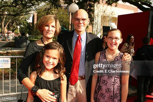 Mary Matalin, Producer James Carville and daughters Maddie and Emma