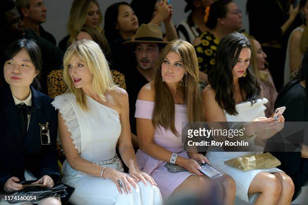 Marla Maples and Kimberly Guilfoyle attend Taoray Taoray fashion show during New York Fashion Week: The Shows at Gallery II at Spring Studios on...