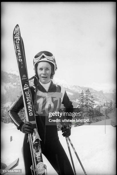 Michèle Rubli, skier 1970