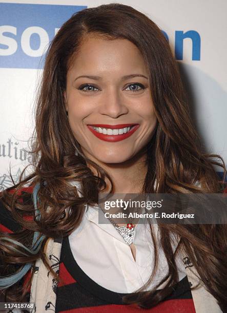 Blu Cantrell during The Retribution Launch Party and Trunk Show at Kitson Men at Kitson Men in Beverly Hills, California, United States.