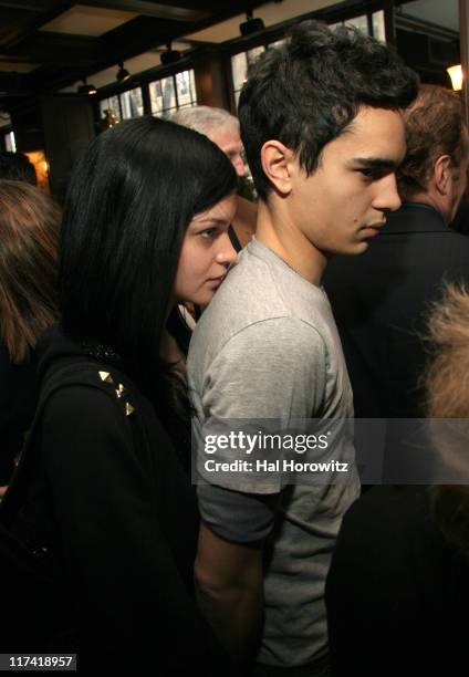 Leigh Lezark and Max Minghella during A Lunch in Celebration of "Breaking and Entering" at CAFE DES ARTISTES in New York City, New York, United...