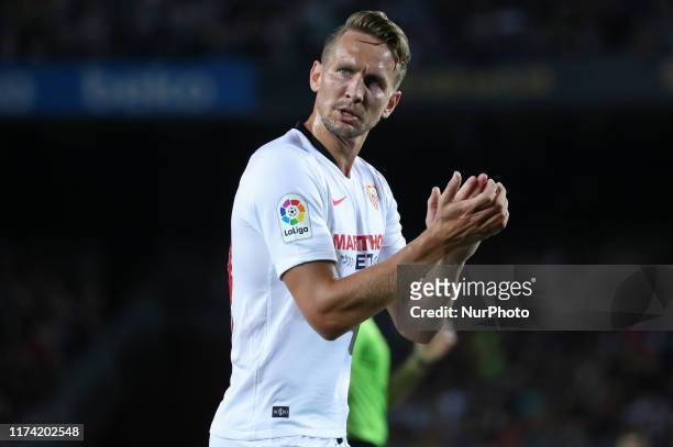 Luuk de Jong during the match between FC Barcelona and Sevilla FC, corresponding to the week 8 of the spanish Liga Santarder, on 06th October 2019,...