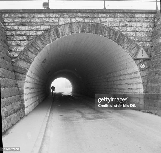 Tunnel Gubelstrasse Zug 1957
