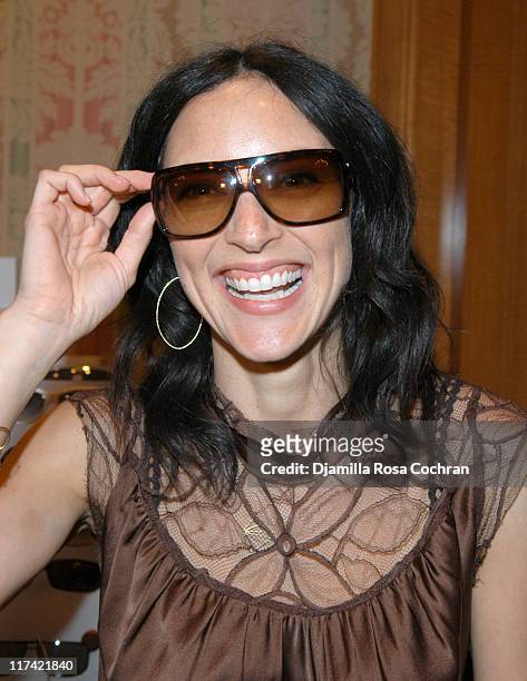 Lola Glaudini wearing Burburry 8451S Sunglasses during Solstice Sunglass Boutique at the Lucky/Cargo Club Day 3 at Ritz Carlton in New York City, New...