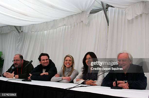 Christian Slater, Lisa Pepper, Stella Arroyave and Anthony Hopkins