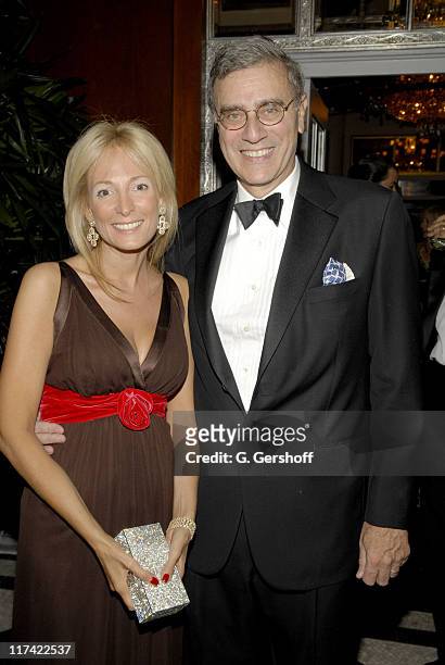Pamela Gross and James Finkelstein during The Elton John AIDS Foundation's Fifth Annual Benefit "An Enduring Vision" Presented by Bath and Body Works...