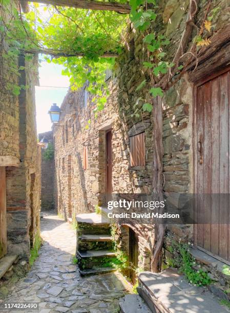 talasnal, a schist village in portugal - schist stock pictures, royalty-free photos & images