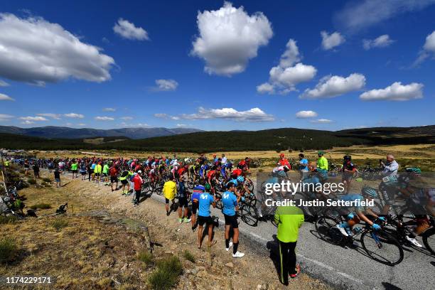 Miguel Angel Lopez of Colombia and Astana Pro Team / Gorka Izagirre Insausti of Spain and Astana Pro Team / Ion Izagirre Insausti of Spain and Astana...