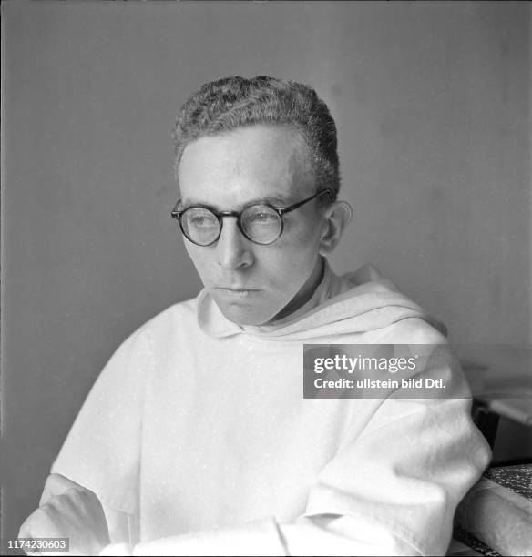 Father Marie Dominique Philippe d'Etiolles, theology professor, 1945