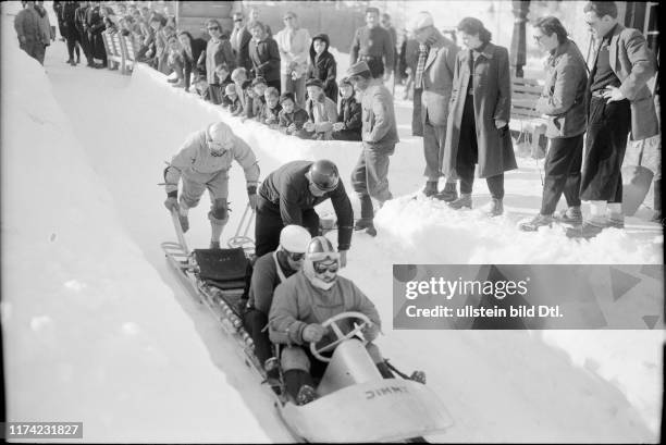 Swiss Bobsleigh Championship St. Moritz 1950: Clyde