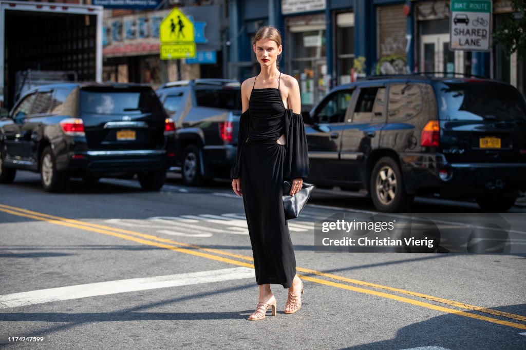 Street Style - New York Fashion Week September 2019 - Day 7