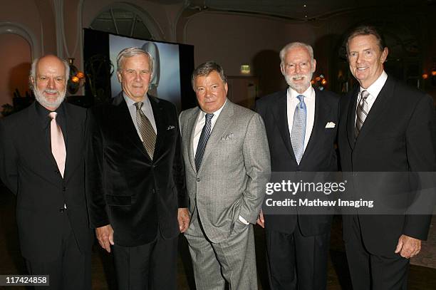 James Burrows, Tom Brokaw, William Shatner, Leonard Goldberg and Dick Askin