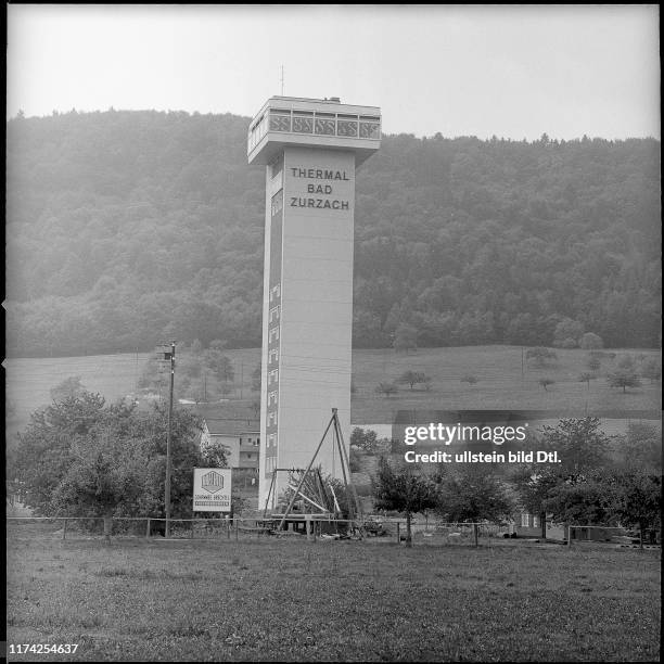 Thermalquelle Zurzach, Wasserturm; 1955