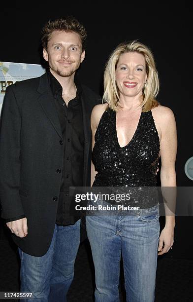 Jason Danieley and Marin Mazzie during Country Takes New York City - Broadway Meets Country - Outside Arrivals at Allen Room, Jazz at Lincoln Center...