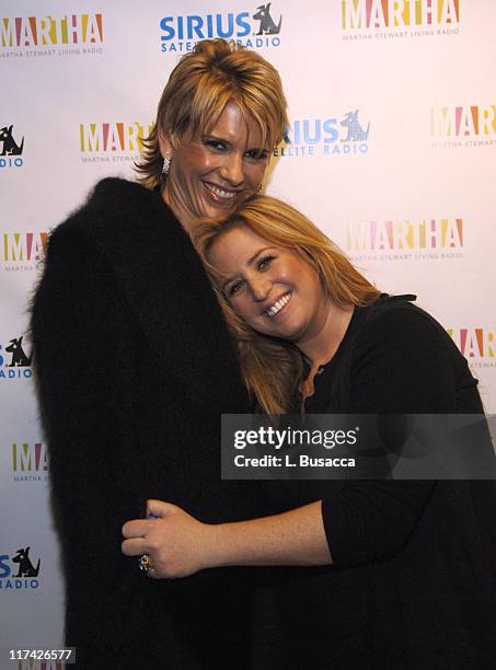 Alexis Stewart, Jennifer Koppelman-Hutt during Sirius Satellite Radio Introduces Hosts of Martha Stewart Channel - November 16, 2005 at Sirius...