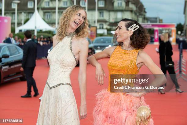 Dawn Luebbe and Jocelyn DeBoer attend the "A Hidden Life" Premiere during the 45th Deauville American Film Festival on September 12, 2019 in...