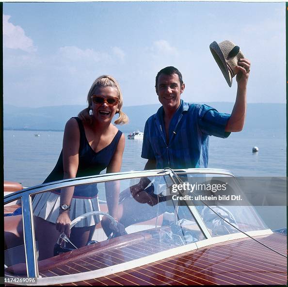 Roger Staub und seine Frau Lilo, ca. 1964 Nachrichtenfoto Getty Images