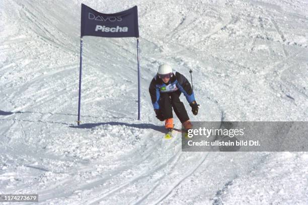 Prinz Harry am Parlamentarier-Skirennen 1996