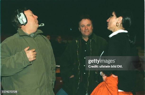 Probe für Knie Premiere 1999: Heinz Spoerli, Fredy und Mary-José Knie