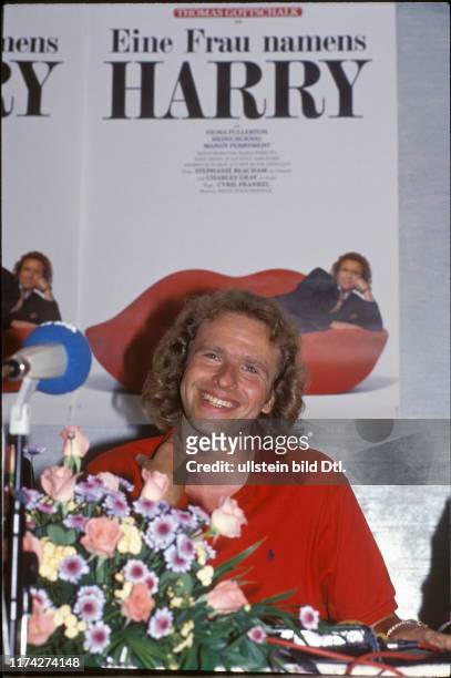 Thomas Gottschalk bei Filmpremière, 1990