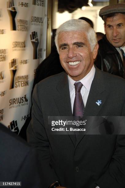 Mel Karmazin, CEO of Sirius Satellite Radio during Howard Stern Last Day Live Event - Arrivals at Hard Rock Cafe Times Square in New York City, New...