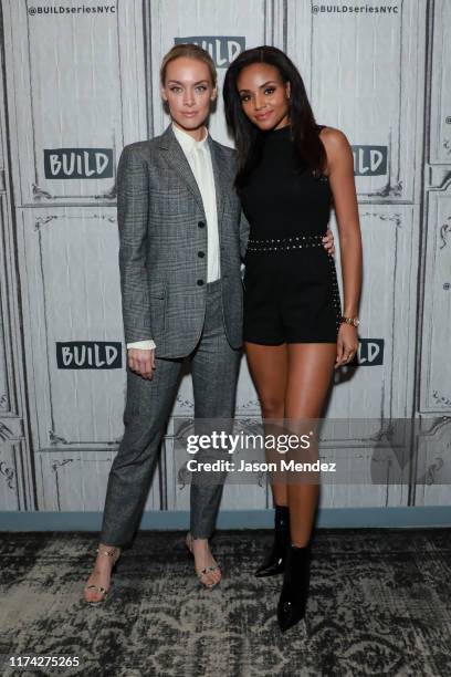 Rachel Skarsten and Meagan Tandy at Build Studio on October 7, 2019 in New York City.
