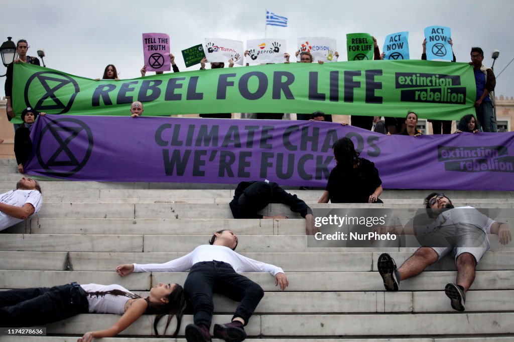 Extinction Rebellion Planned Protests In Athens