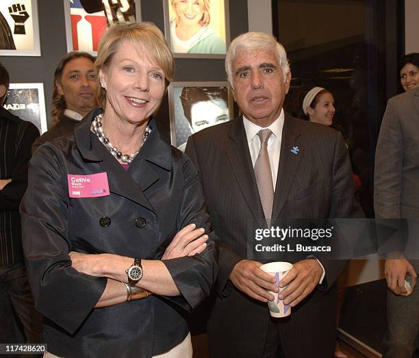 Cathie Black and Mel Karmazin, CEO Sirius Satellite Radio