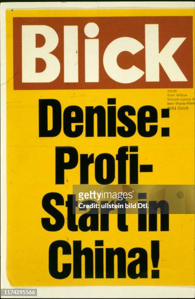 Schlagzeilen in der Schweizer Presse 1981
