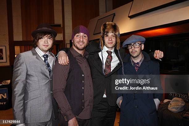 Damian Kulash, Andy Ross, Dan Konopka and Tim Nordwind of OK GO wearing Stetson Modern