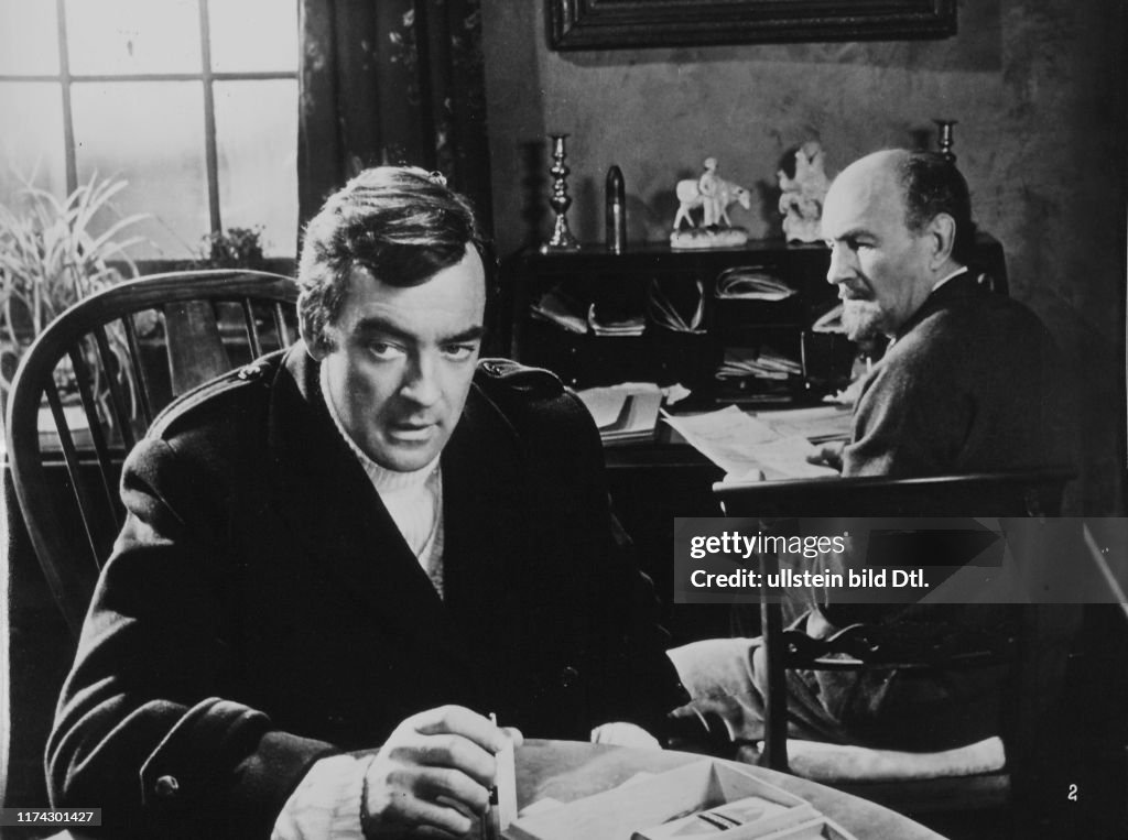 Richard Johnson, Maurice Denham in "Danger Route" 1968