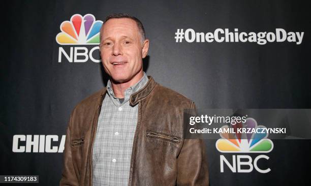 Jason Beghe attends the 2019 press day for TV shows "Chicago Fire", "Chicago PD", and "Chicago Med" on October 7, 2019 in Chicago, Illinois.